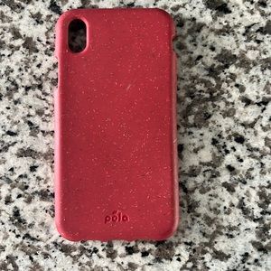 iPhone XR Pela case, red.